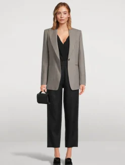 Wool Crêpe Blazer