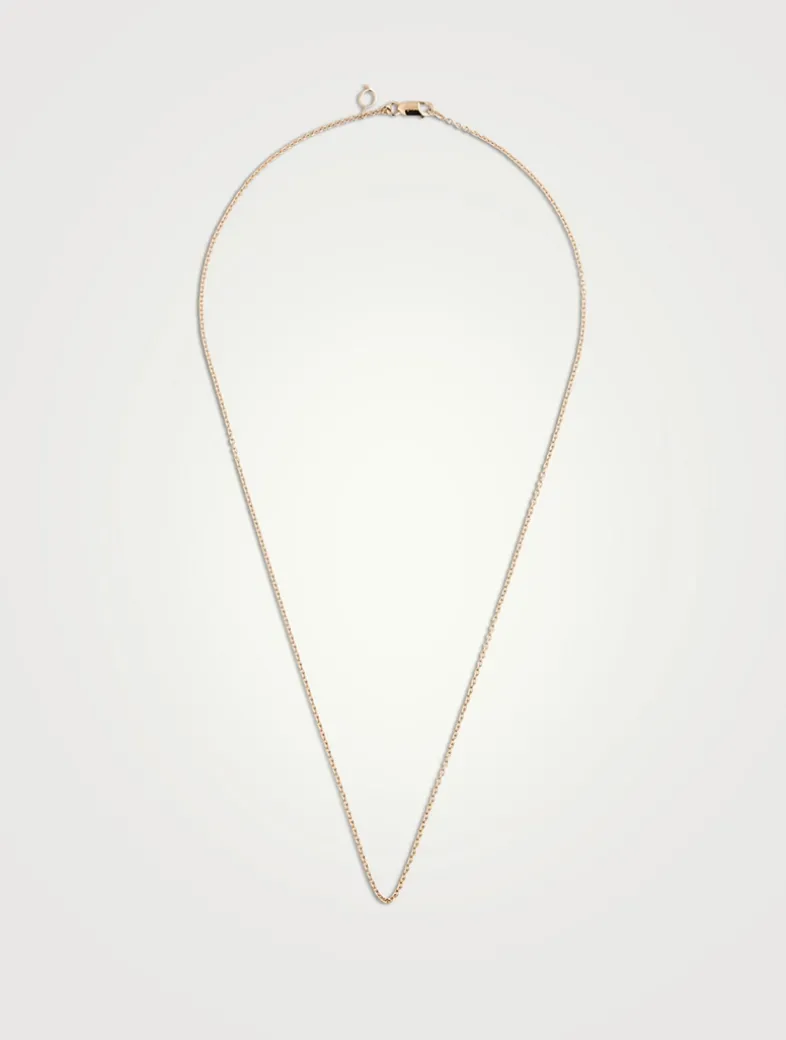 Wulu 16-Inch 18K Rose Gold Chain