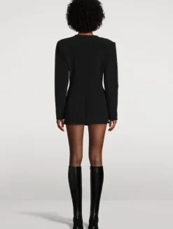 Zip-Front Blazer