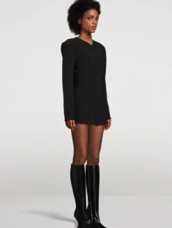 Zip-Front Blazer